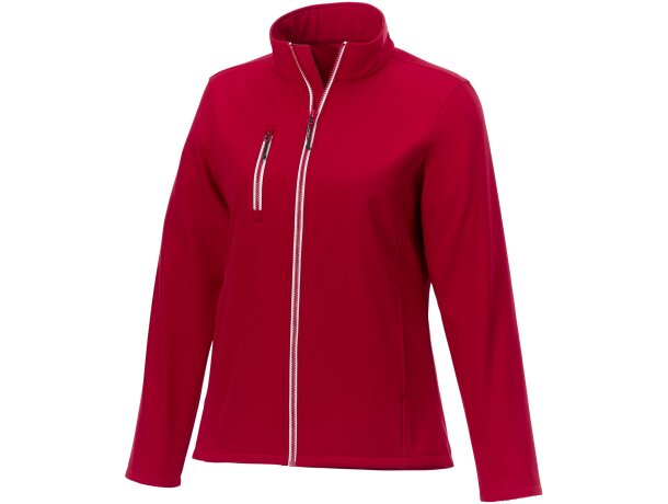 Chaqueta softshell Orion con microforro para mujer Negro intenso detalle 36