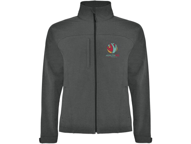 Chaqueta softshell unisex Rudolph de Roly con resistencia agua detalle 13