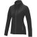 Chaqueta polar mujer Zelus con microforro 140 g/m² Negro intenso
