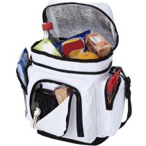 Bolsa isotérmica multibolsillos personalizada azul claro