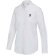 Camisa oxford mujer Sphene algodón BCI certificado Blanco detalle 5