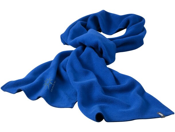 Bufanda polar de colores Azul real detalle 7
