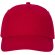 Gorra promocional de 5 paneles con impresión personalizada Rojo detalle 22