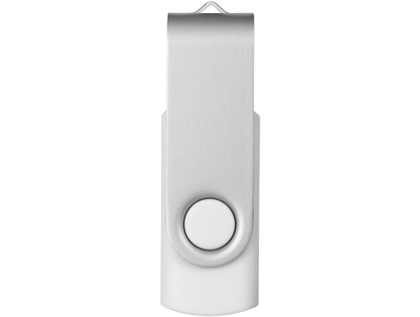 Memoria USB Rotate 16GB con cuerpo giratorio de aluminio Blanco detalle 8