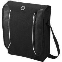 Bolsa bandolera para tablet en poliester personalizada negro intenso Bolsa bandolera para tablet en poliester personalizada negro intenso