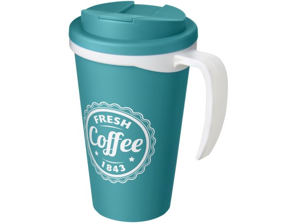 Americano® Grande taza 350 ml con tapa antigoteo personalizado