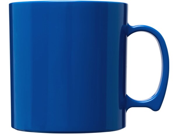Taza plástico san 300ml con asa integrada personalizable Azul detalle 20