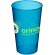 Vaso de plástico de 375 ml Arena Azul aqua transparente detalle 2