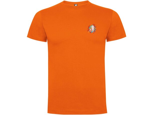 Camiseta manga corta infantil Dogo Premium Roly en algodón Naranja detalle 11