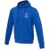 Sudadera con capucha unisex Laguna algodón BCI y poliéster Azul detalle 7