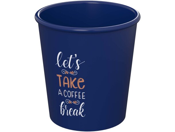 Vaso Americano Piccolo 100ml en plástico PP reciclable Azul detalle 7
