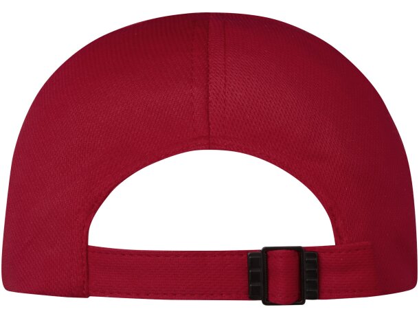 Gorra fit fresca de 6 paneles Rojo detalle 7