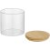 Recipiente vidrio alimentos Boley 320ml tapa bambú Natural/transparente detalle 5