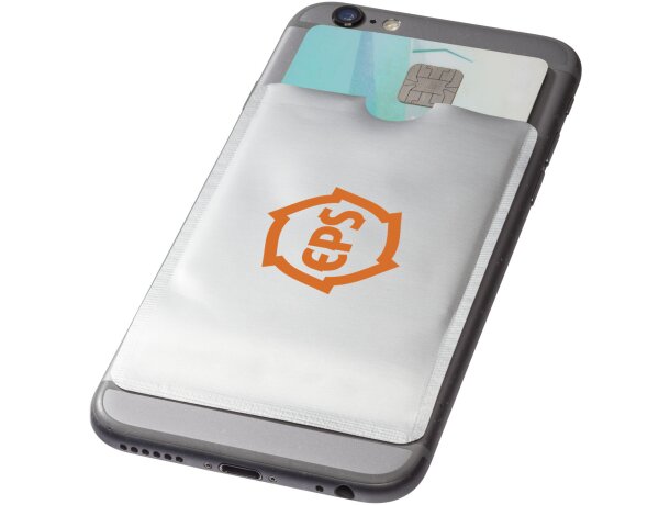Portatarjetas para smartphone con protección RFID Exeter grabado
