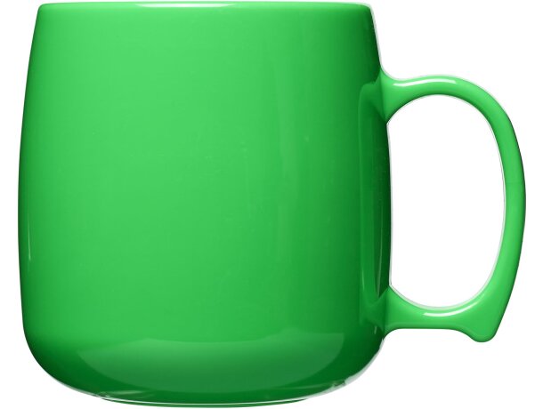 Taza de plástico clásica de 300 ml Verde detalle 17