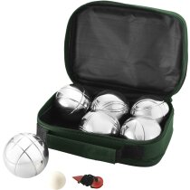 Juego de petanca con 6 bolas personalizado verde Juego de petanca con 6 bolas personalizado verde