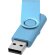 Memoria USB metálica Rotate 4GB con mecanismo rotativo Azul
