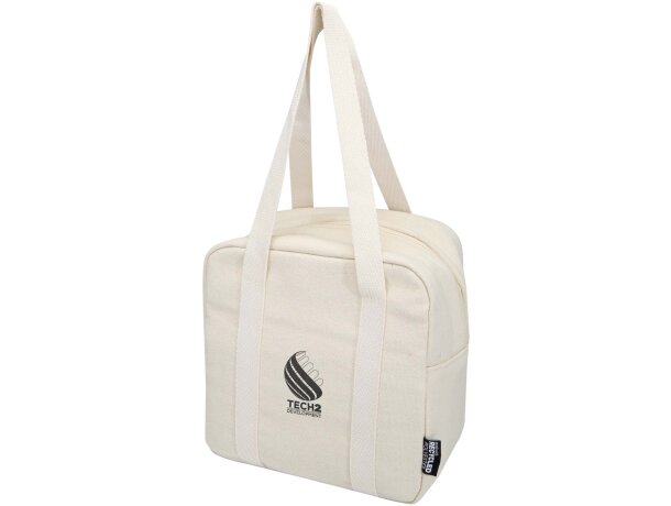 Bolsa nevera 5L Recanvas de algodón y poliéster reciclado GRS detalle 9