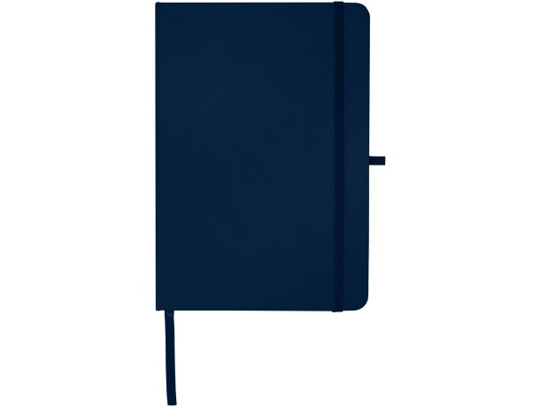 Libreta A5 Teak con tapa dura de tacto suave reciclado Azul marino detalle 22