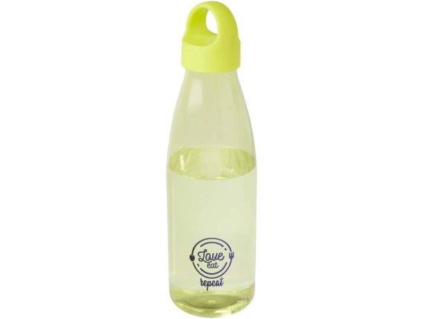 Botella de agua Bergen de plástico reciclado certificado 800ml Lima detalle 19