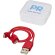 Cable de carga reversible 3 en 1 Ario Rojo detalle 1