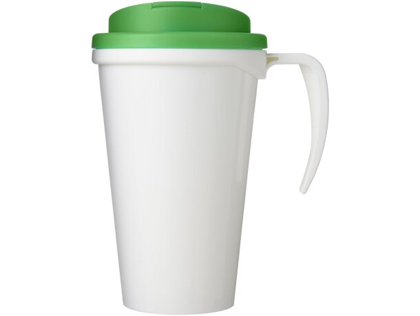 Brite-Americano® Grande taza 350 ml mug con tapa antigoteo grabada