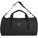 Bolsa de viaje en lona reciclada 50 litros Aware Porter Negro intenso detalle 5