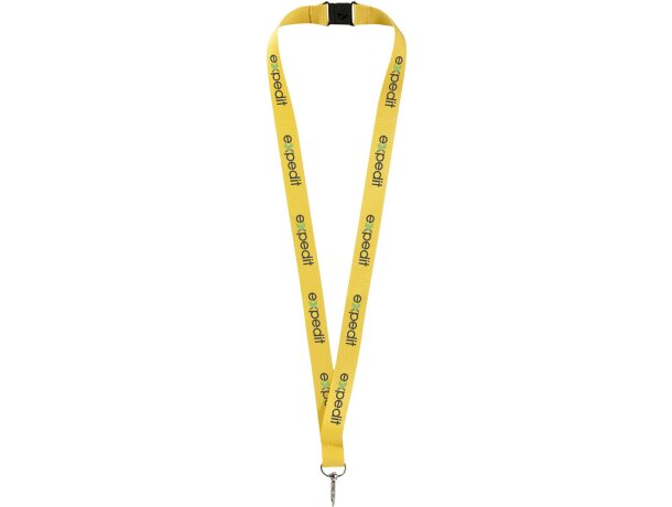 Lanyard grabado con cierre de seguridad grabado