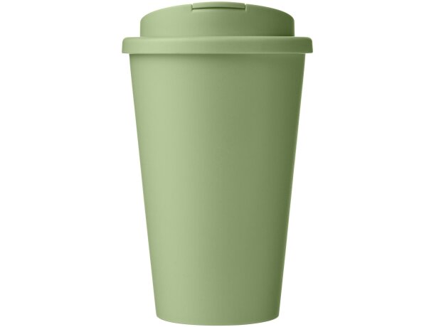 Vaso con aislamiento de 350 ml con tapa antigoteo Americano®­­ Renew Verde marino detalle 3