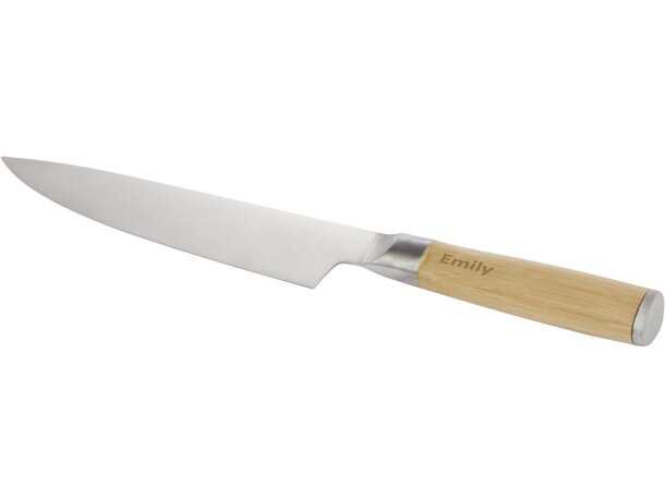 Cuchillo de chef Cocin Plateado/natural detalle 2