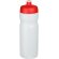 Bidón deportivo Baseline Plus 650 ml con tapa antifugas Rojo/blanco transparente