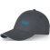 Gorra con ribete de 6 paneles Darton Gris tormenta detalle 30