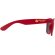 Gafas de sol Sun Ray en plástico reciclado con lentes UV400 Rojo detalle 9