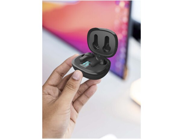 Auriculares Prixton TWS159 con cancelación activa de ruido Negro intenso detalle 5