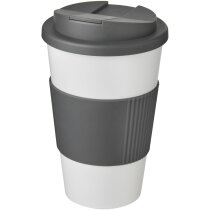 Americano® vaso 350 ml con agarre y tapa antigoteo personalizado