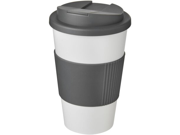 Americano® vaso 350 ml con agarre y tapa antigoteo grabado