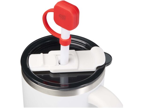 Funda de silicona Sip para pajita reutilizable sin BPA Rojo detalle 13