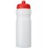 Bidón deportivo Baseline Plus 650 ml con tapa antifugas Rojo/blanco transparente detalle 20