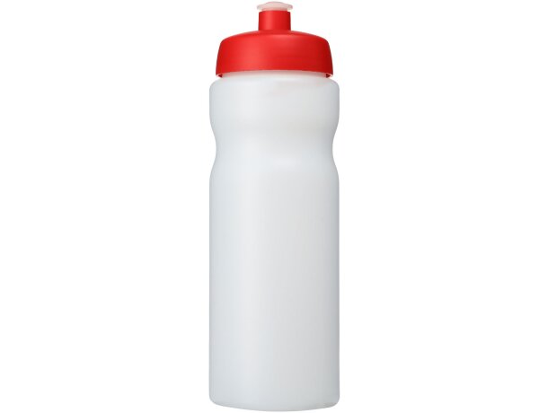 Bidón deportivo Baseline Plus 650 ml con tapa antifugas Rojo/blanco transparente detalle 20