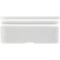 Fiambrera MIYO 700ml con banda PET reciclado Blanco/gris piedra detalle 20