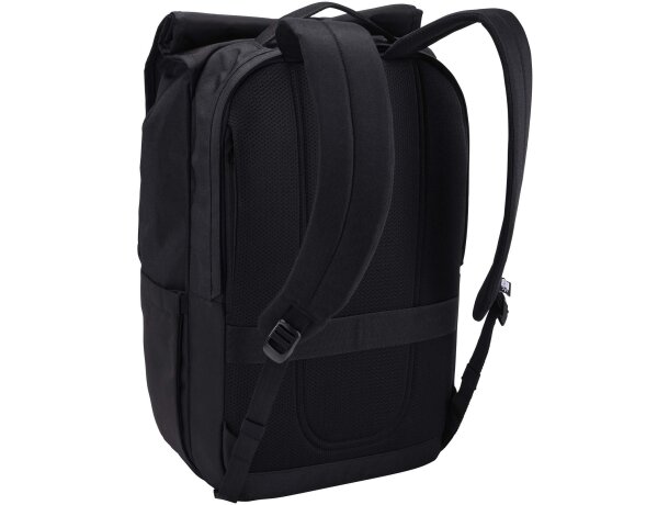 Mochila portátil 17 pulgadas reciclada expandible Case Logic Negro intenso detalle 3