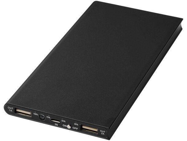 Batería externa de aluminio Plate 8000 mAh con USB tipo C Rojo detalle 28