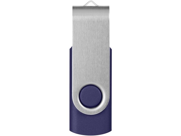Memoria USB Rotate 16GB con cuerpo giratorio de aluminio Azul real detalle 12