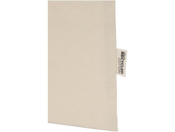 Bolsa tote 7L algodón reciclado certificado GRS Peru Blend Natural detalle 4