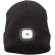 Gorro acrílico negro faro LED extraíble Mighty