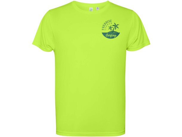 Camiseta técnica hombre Estoril Roly poliéster reciclado detalle 21