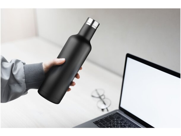 Botellas térmicas personalizadas acero inoxidable Pinto Blanco detalle 17