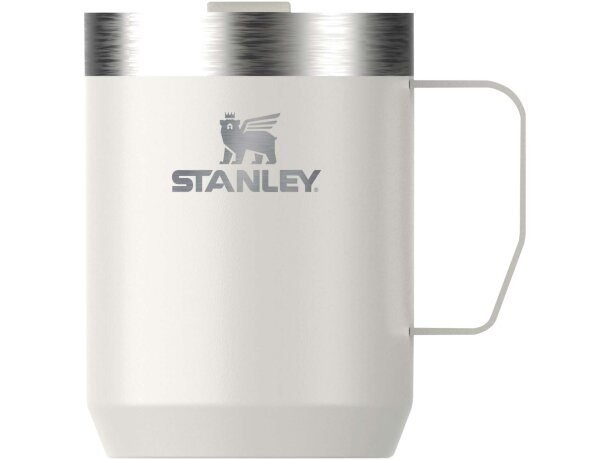 Taza acampada Stanley Everyday 236ml acero inoxidable reciclado Crema detalle 2