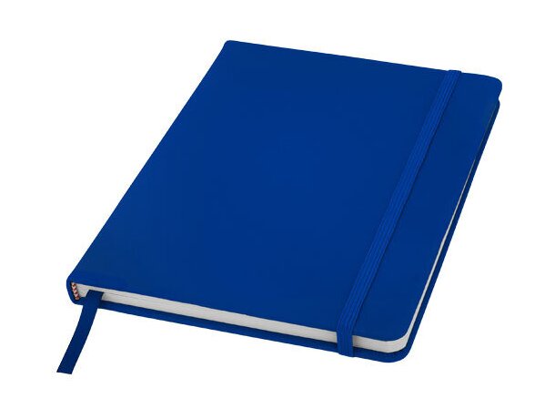 Libreta Spectrum A5 tapa dura tacto suave con banda elástica Azul marino detalle 9