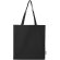 Bolsa tote algodón reciclado GRS con refuerzos Florida 14L Negro intenso detalle 7